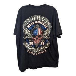 Sturgis Motorcycle Rally South Dakota.  Men's T-shirt size XL.